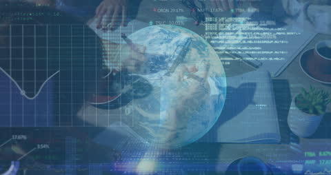 Futuristic Financial Analysis with Global Data Visualization