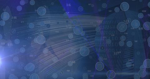 Digital Matrix with Futuristic Global Network Vibes - Download Free Stock Images Pikwizard.com