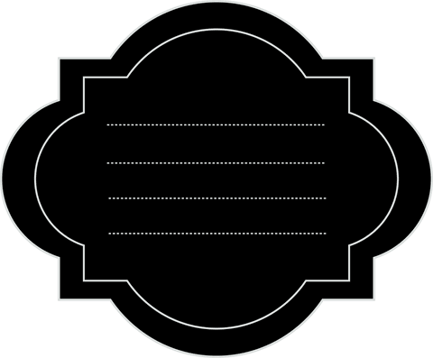 curved black label with text lines on transparent background - Download Free Stock Videos Pikwizard.com