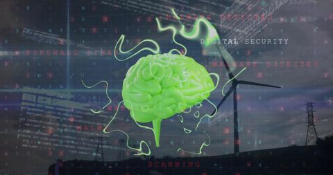 Futuristic Brain Connecting Artificial Intelligence and Technology - Download Free Stock Images Pikwizard.com