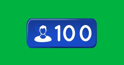 Friend Request Icon with Social Media Counter on Green Background - Download Free Stock Images Pikwizard.com