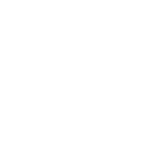 White floral pattern vector on transparent background