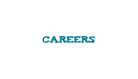 Careers text icon on transparent background for employment branding