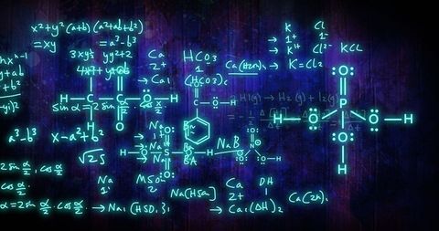 Scientific Equations and Graphs on Digital Interface - Download Free Stock Images Pikwizard.com
