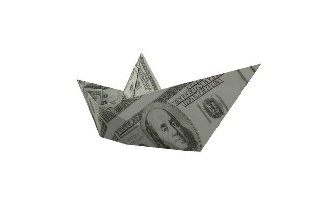 Transparent Origami Boat Made from US Dollar Currency Representation - Download Free Stock Videos Pikwizard.com