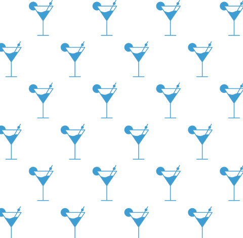 seamless blue cocktail pattern on transparent background - Download Free Stock Videos Pikwizard.com