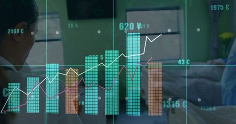 Team Collaborating Over Data Visualization in Modern Workspace