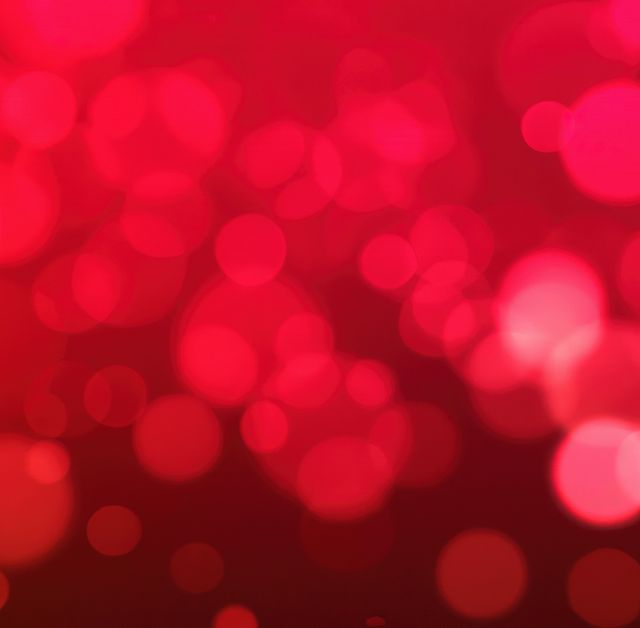 Composition of red bokeh on red background. Abstract background, pattern and colour concept digitally generated image.