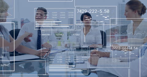 Data Visualization Interface with Business Team Meeting