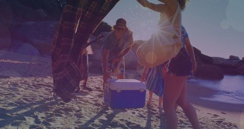 Joyful Beach Day Activities with Friends