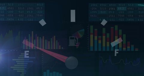 Fuel Gauge and Statistical Data Visualizations - Download Free Stock Images Pikwizard.com