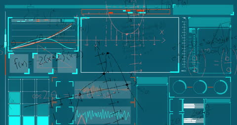 Digital Display of Mathematical Equations and Data Analysis