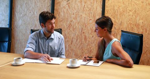 Business Team Meeting in Conference Room