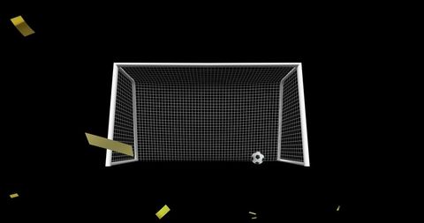 Football Goal Celebration with Confetti - Download Free Stock Images Pikwizard.com