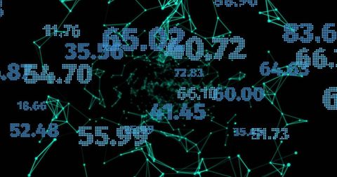 Digital Financial Data Streams Interconnecting Globally - Download Free Stock Images Pikwizard.com