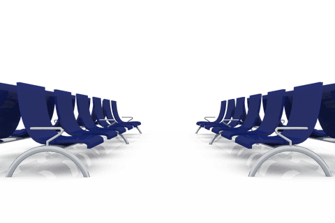 semi-empty waiting room seats on transparent background - Download Free Stock Videos Pikwizard.com
