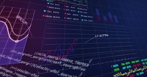 Digital Financial Data Analysis with Stock Market Insights - Download Free Stock Images Pikwizard.com