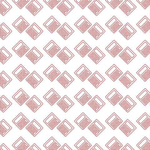 Red Calculator Pattern with Transparent Background for Mathematics Design - Download Free Stock Videos Pikwizard.com