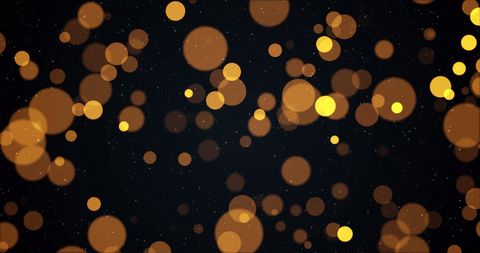 Warm Glowing Light Spots on Black Background - Download Free Stock Images Pikwizard.com