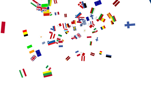 falling national flags on transparent background vector illustration - Download Free Stock Videos Pikwizard.com
