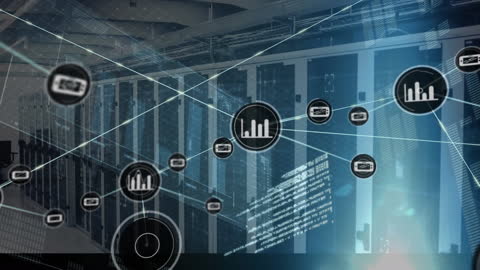 Digital Network Overlay on Warehouse Servers