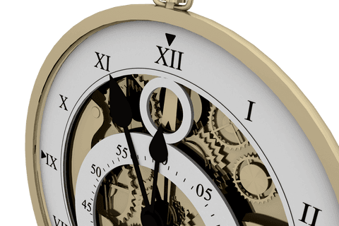 close-up transparent steel pocket watch roman numerals - Download Free Stock Videos Pikwizard.com