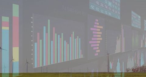 Data Visualization Merges with Wind Turbine Landscape