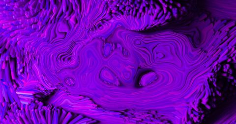 Abstract digital purple liquid flowing texture