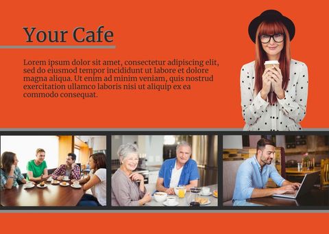 Welcoming Cafe Atmosphere with Diverse Groups Socializing - Download Free Stock Templates Pikwizard.com