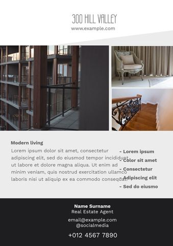 Elegant Real Estate Brochure for Modern Residences - Download Free Stock Templates Pikwizard.com