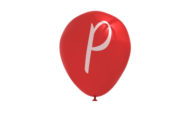 Red Balloon with P Letter Icon on Transparent Background - Download Free Stock Videos Pikwizard.com