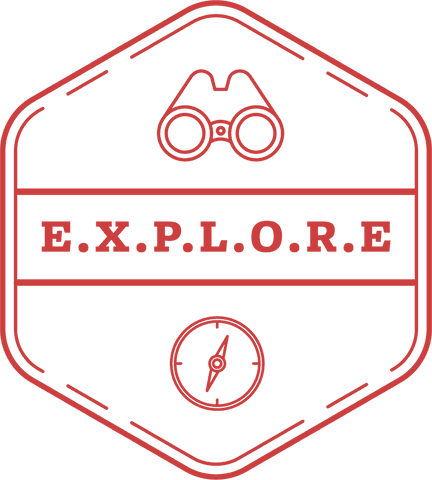Transparent Badge Design Illustrated with Explore Icons and Text - Download Free Stock Videos Pikwizard.com