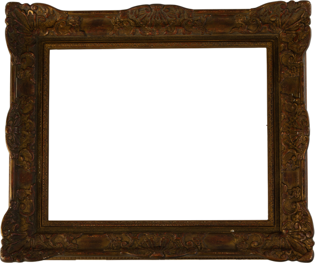 Vintage Golden Ornate Frame with Transparent Background - Download Free Stock Videos Pikwizard.com