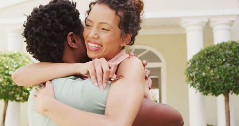 Happy Couple Embracing Moments of New Homeownership - Download Free Stock Images Pikwizard.com