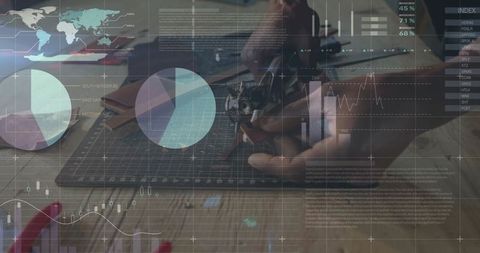 Technician Measuring Metal with Digital Caliper and Data