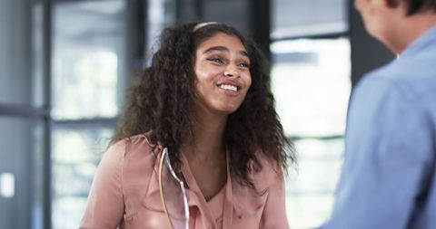 Team Meetings in Modern Office Environment