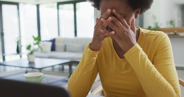 Stressed Woman Frustrated with Remote Work - Download Free Stock Images Pikwizard.com