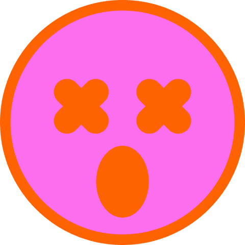 Playful Emoticon with Cross Mark Eyes on Transparent Background - Download Free Stock Videos Pikwizard.com