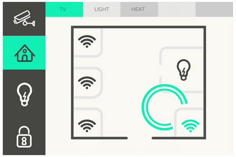 digital home interface with transparent background for smart home control - Download Free Stock Videos Pikwizard.com