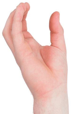 open hand isolated on transparent background - Download Free Stock Videos Pikwizard.com