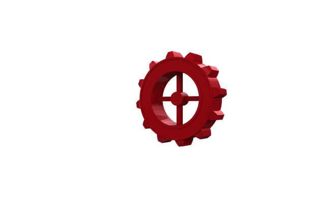 Transparent Red Cog and Wheel Isolated on White Background - Download Free Stock Videos Pikwizard.com