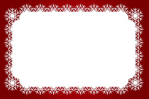 transparent red frame with snowflakes png vector for winter themes - Download Free Stock Videos Pikwizard.com