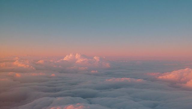 Tranquil Pastel Clouds at Sunrise With Vibrant Atmosphere