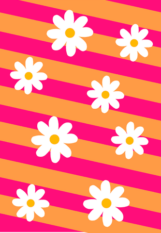 transparent daisy flowers on vibrant diagonal striped background - Download Free Stock Videos Pikwizard.com