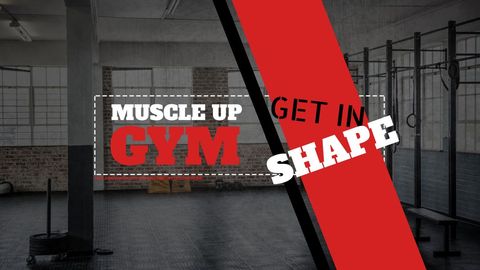 motivational gym interior promoting fitness and strength - Download Free Stock Templates Pikwizard.com