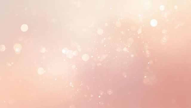 Soft Peach Bokeh Lights with Dreamy Pastel Glow for Elegant Backgrounds