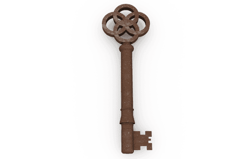 rusty vintage key illustration on transparent background - Download Free Stock Videos Pikwizard.com