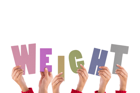 Hands Holding Weight Text on Transparent Background Vector - Download Free Stock Videos Pikwizard.com
