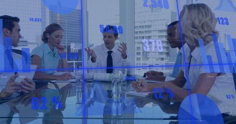 team collaboration in modern data-driven office environment - Download Free Stock Images Pikwizard.com