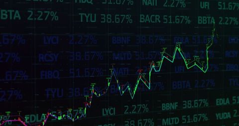 real-time stock market data and volatility chart - Download Free Stock Images Pikwizard.com